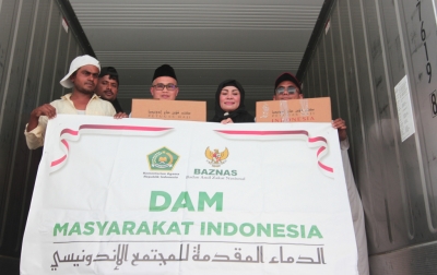 Perdana, Daging 3.000 Kambing DAM Petugas dan Jemaah Haji Dikirim ke Tanah Air