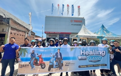 Konsumen Yamaha Classy Series Banda Aceh Sukses Gelar Touring