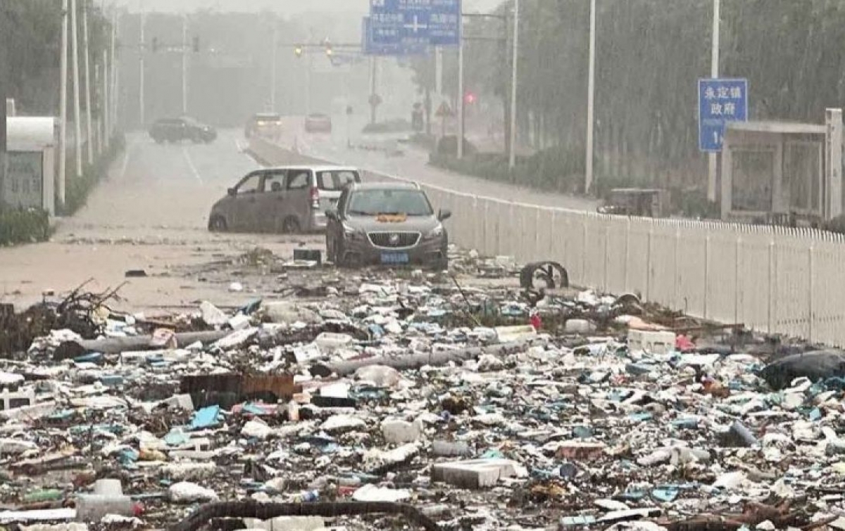 Hujan 4 Hari Tanpa Henti Landa China Utara, 11 Orang Tewas
