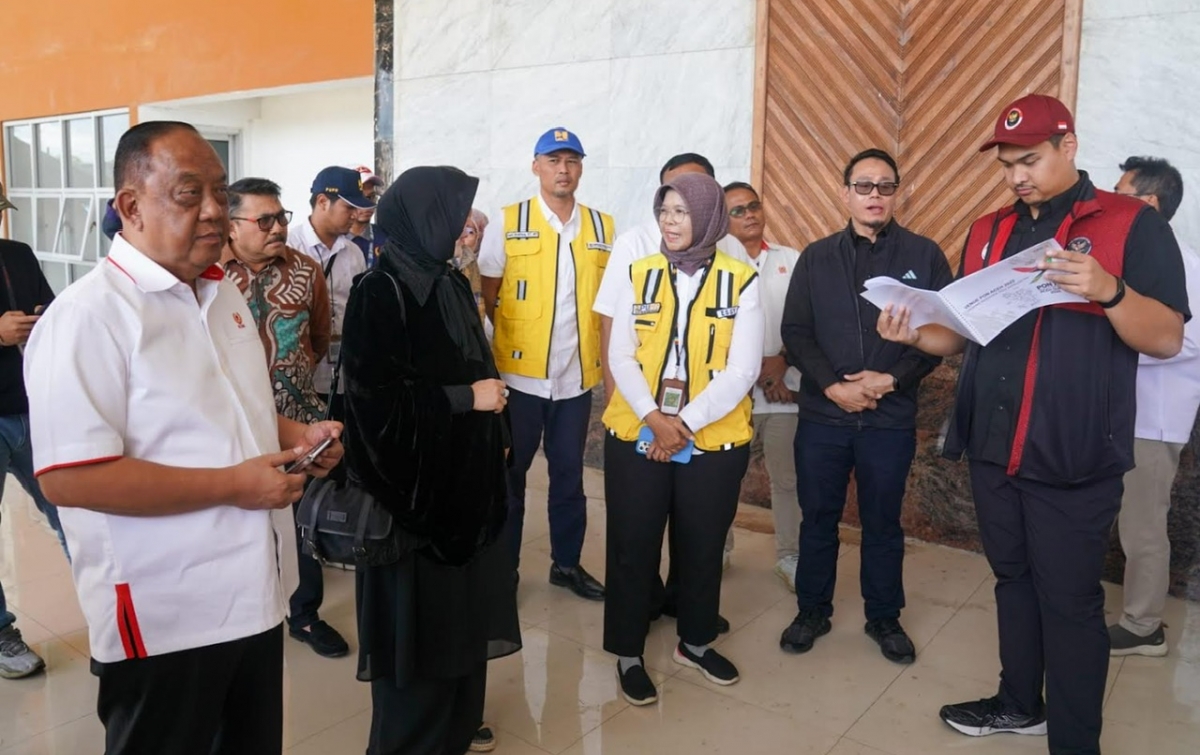 Menpora Tinjau Venue PON 2024 di Aceh, Stadion Harapan Bangsa Direnovasi Oktober 