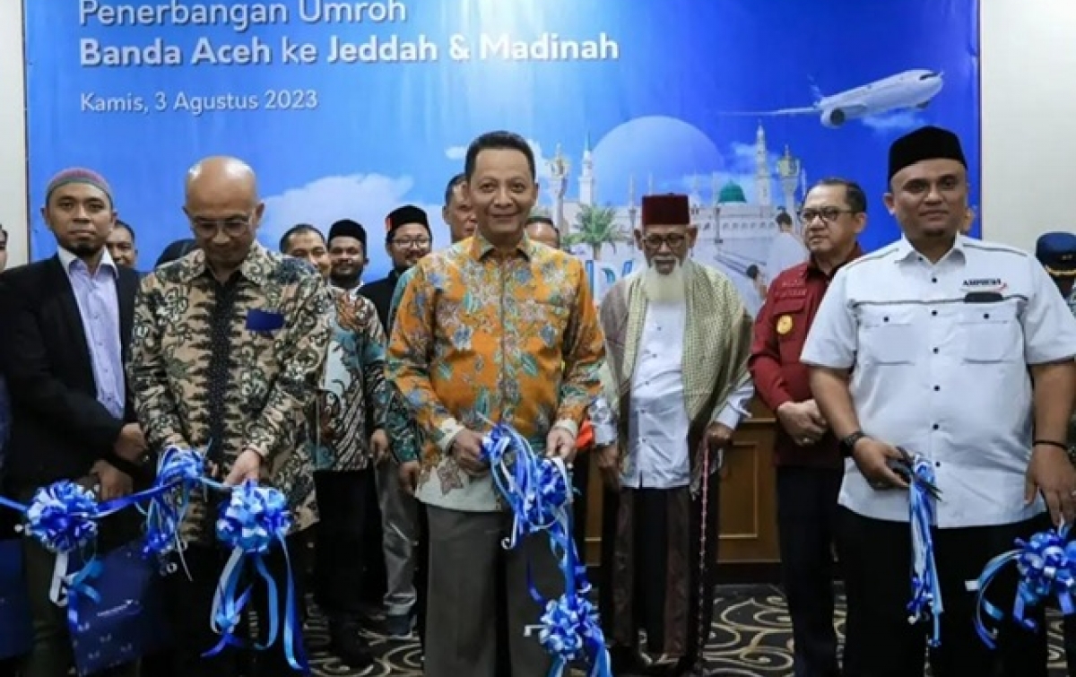 Garuda Buka Rute Penerbangan Umrah dari Banda Aceh