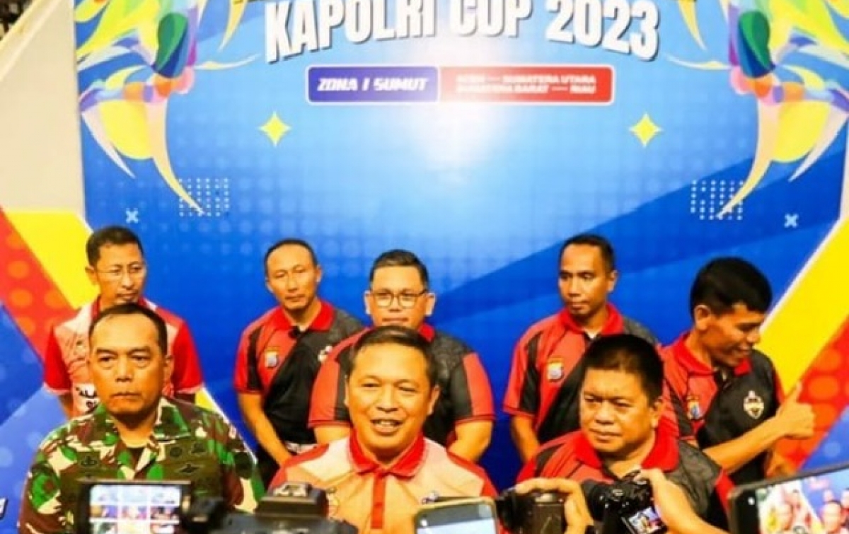 4 Polda Berlaga di Voli Kapolri Cup 2023 Zona I