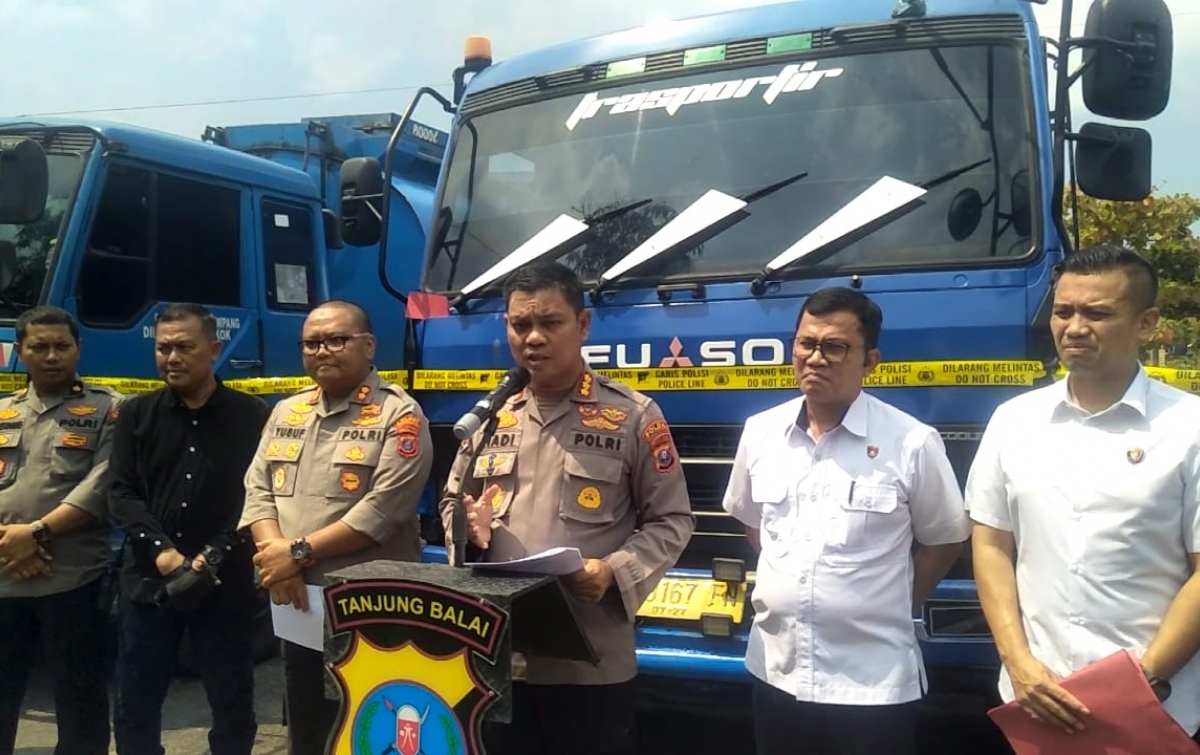 Polda Sumut dan Polres Tanjungbalai Gagalkan Peredaran 71 Ton BBM Ilegal