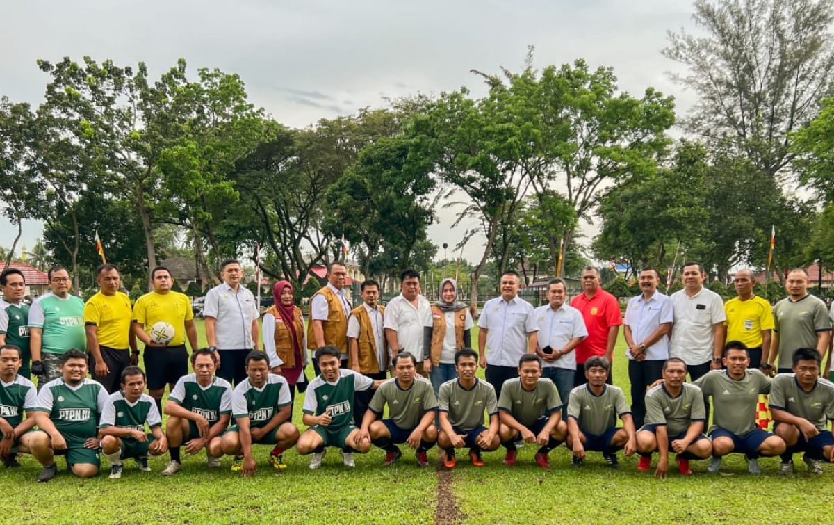 Meriahkan HUT Ke-27, SP-BUN PTPN III Gelar Pertandingan Sepak Bola