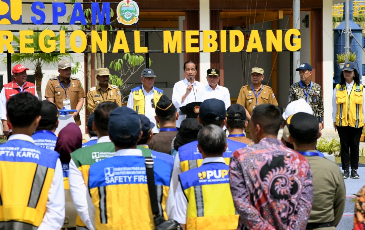 SPAM Regional Mebidang Diresmikan Jokowi, Edy Rahmayadi: Segera Disalurkan ke Masyarakat