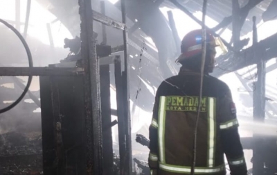 6 Rumah Semi Permanen di Jalan Panglima Denai Terbakar, Tak Ada Korban Jiwa