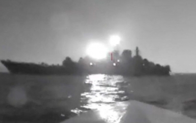 Dihantam Drone Laut Ukraina, Kapal Perang Rusia Rusak