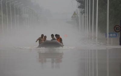 Kini, Banjir Akibat Topan Doksuri Terjang Timur Laut China