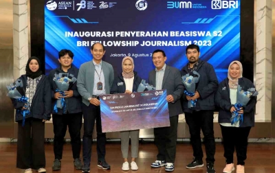 Inagurasi BRI Fellowship Journalism 2023, 45 Jurnalis Resmi Peroleh Beasiswa S2