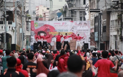 CFD Turut Diramaikan Warga dari Luar Kota Medan