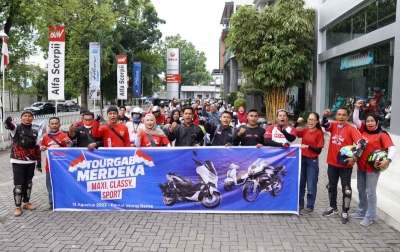 Alfa Scorpii Sukses Gelar Tourgab Merdeka ke Pantai Wong Rame