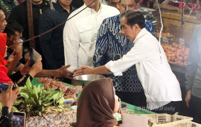 Joko Widodo Menilai Pasar Keliling Bisa Menekan Laju Inflasi