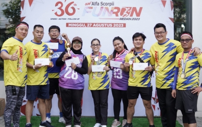 Alfa Scorpii Sukses Gelar Fun Run