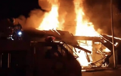 Si Jago Merah Mengamuk di Pasar Mini Tebingtinggi, 13 Kios Hangus Terbakar