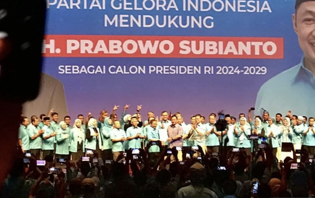 Resmi, Partai Gelora Dukung Prabowo Maju Pilpres 2024