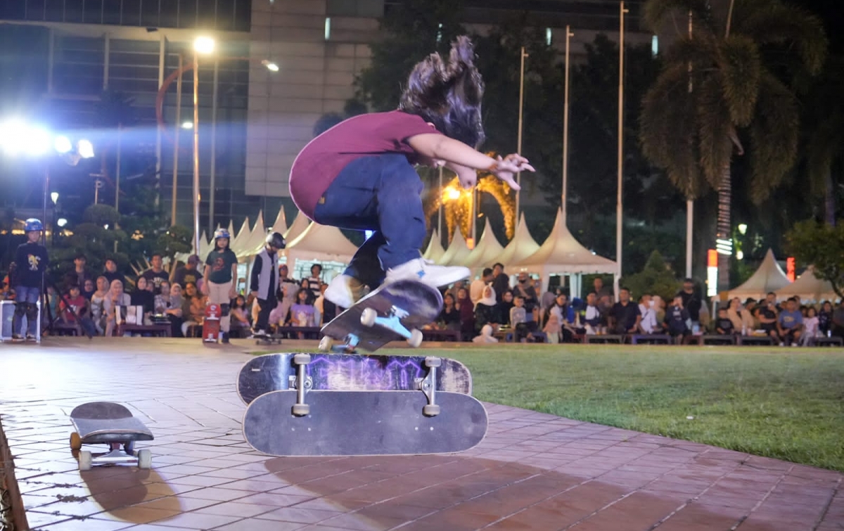 Aksi Skateboard Pukau Pengunjung Beranda Kreatif Medan