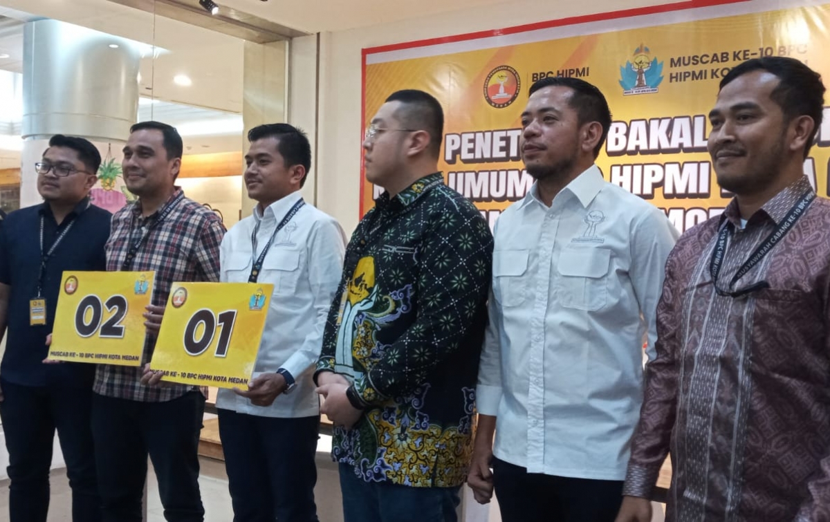 HIPMI Medan Tetapkan 2 Calon Ketua Umum, Komitmen Tingkatkan Perekonomian Kota Medan