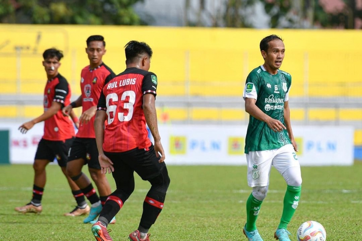 PSMS Medan Imbangi Sada Sumut 1-1 dengan 10 Pemain