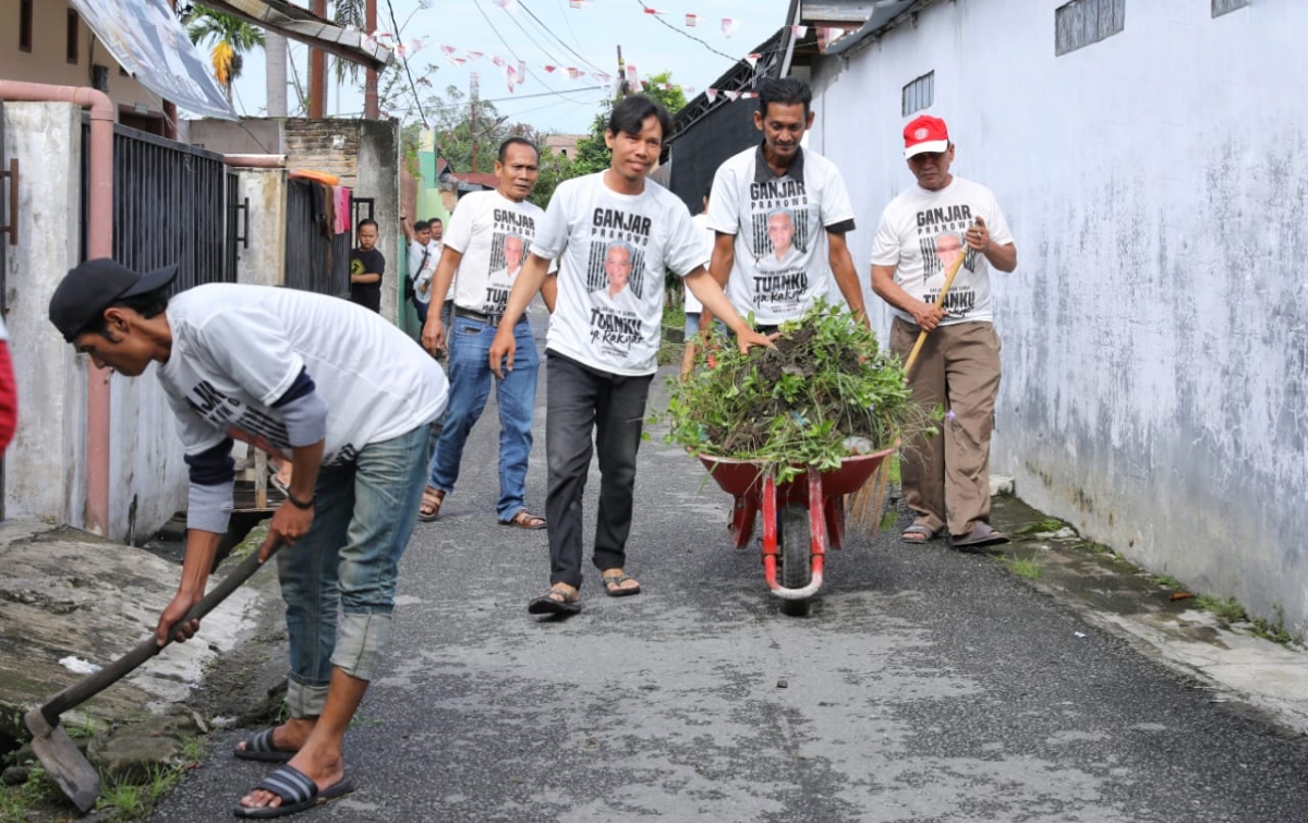 Memasuki Musim Penghujan, PeTebu Ganjar Selamatkan Ratusan KK di Medan dari Ancaman Banjir