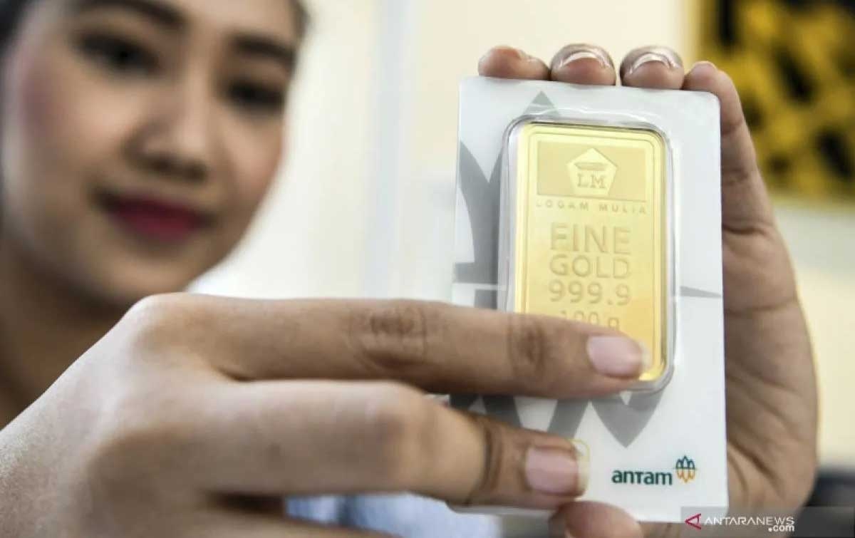 Jumat, Harga Emas Aneka Tambang Turun Rp 5.000