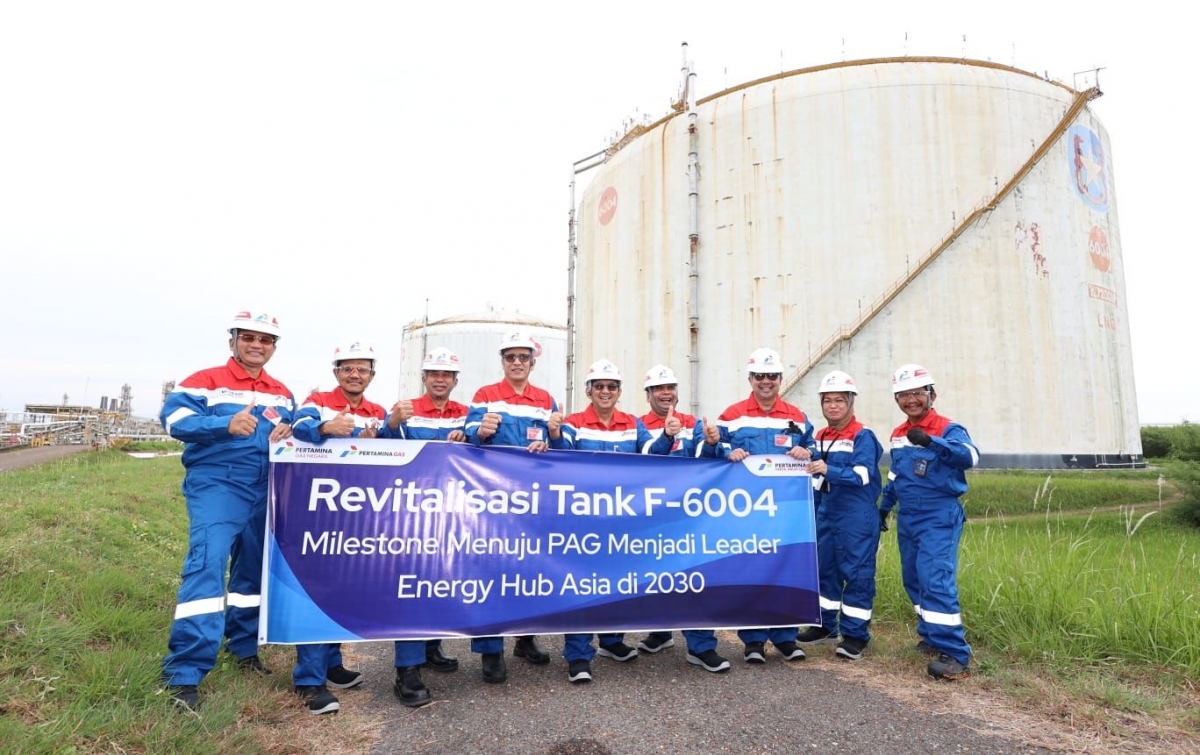 Revitalisasi Tanki LNG, Bukti Kesiapan Perta Arun Gas Jadi Leader Energy Hub Asia 2030