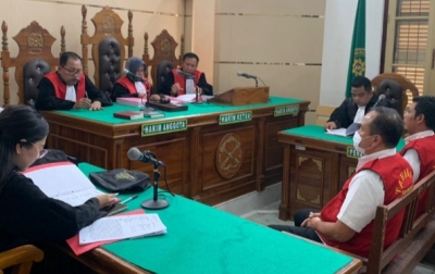 Mantan Kadis Perdagangan Tebingtinggi dan Rekanan Diadili di Pengadilan Tipikor Medan