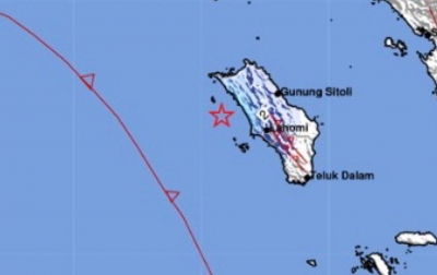 Gempa Mangnitudo 4,2 Guncang Pulau Nias