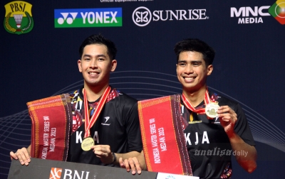 Indonesia Masters 2023, Pasangan Sabar/Reza Akhirnya Juara