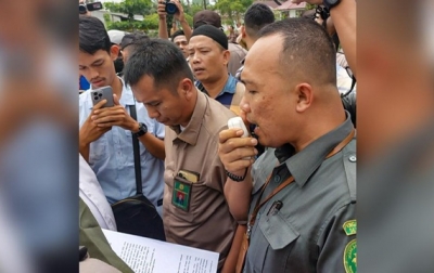 PN Sei Rampah Eksekusi Putusan Pengadilan Kembalikan Lahan PTPN III Kebun Sarang Ginting