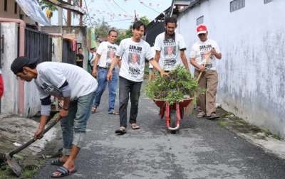 Memasuki Musim Penghujan, PeTebu Ganjar Selamatkan Ratusan KK di Medan dari Ancaman Banjir