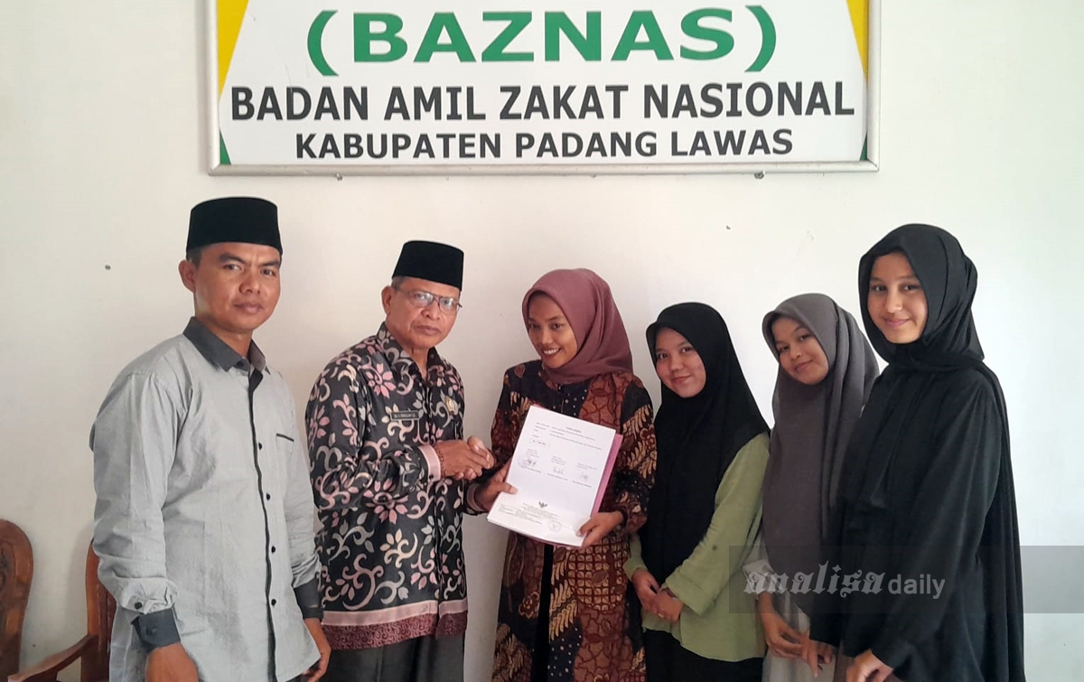 Baznas Palas Telah Salurkan Zakat Rp 800 juta Lebih 