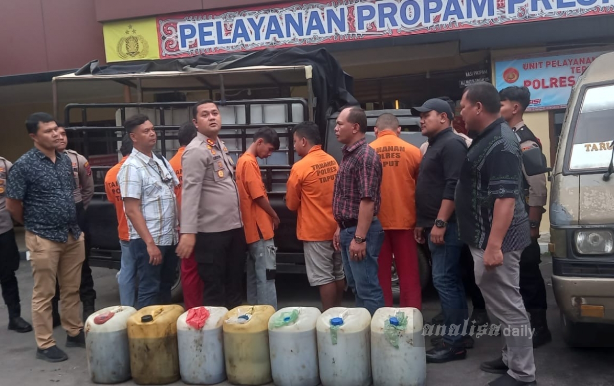 5 Pelaku Penyalahgunaan BBM Subsidi Ditangkap Polisi