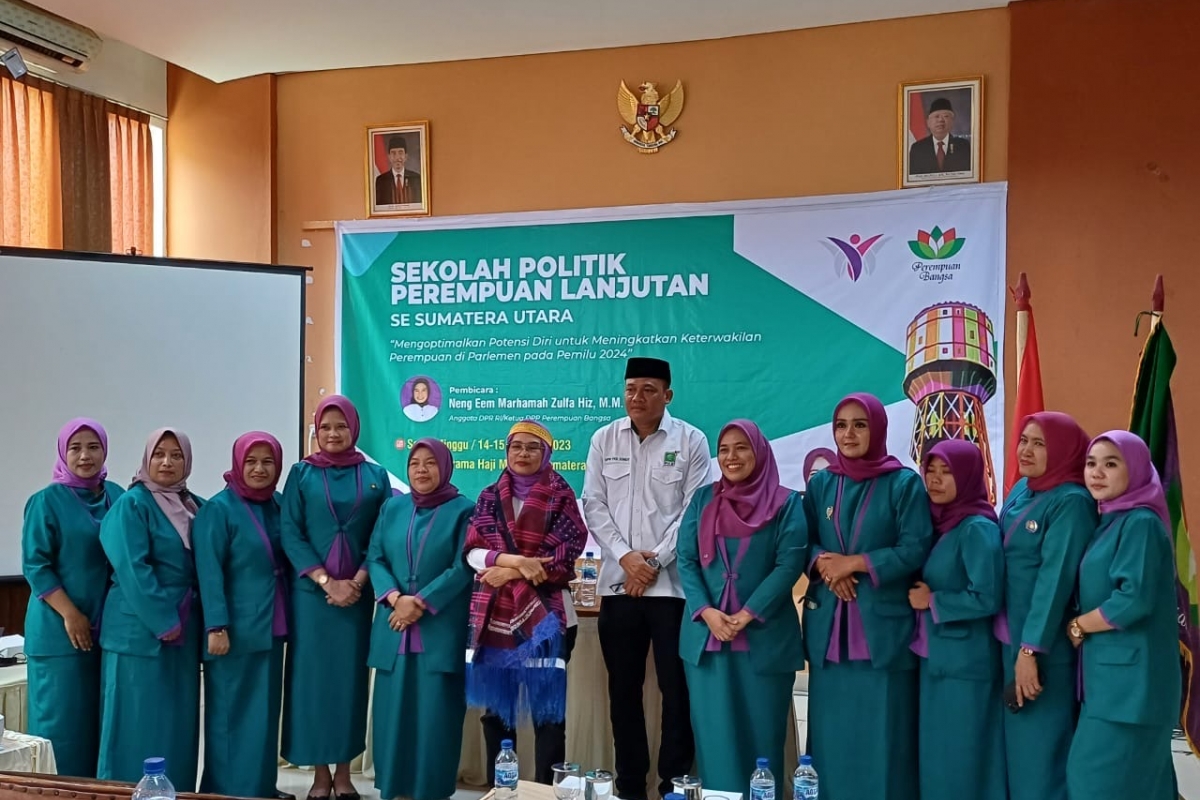 Hadapi Pemilu 2024, Perempuan Bangsa Gelar Sekolah Politik Lanjutan se-Sumut