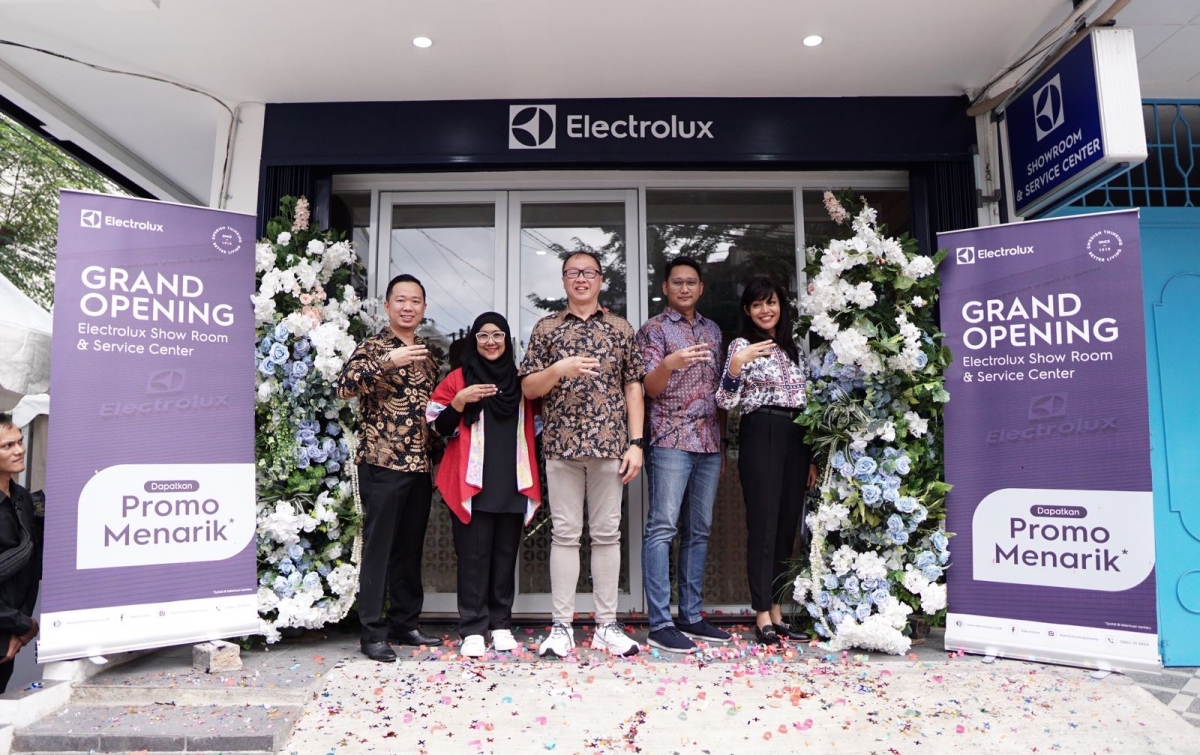 Pertama di Medan, Showroom dan Pusat Layanan Eksklusif Electrolux