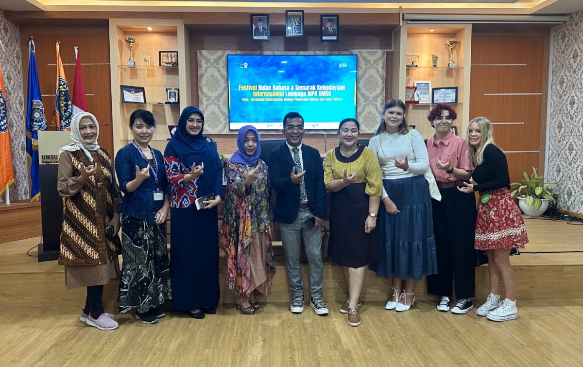 Mahasiswa Internasional Antusias Ikuti Lomba Bahasa Indonesia di UMSU