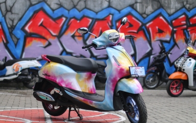 Yamaha Pamerkan Grand Filano Modifikasi di Plaza Medan Fair