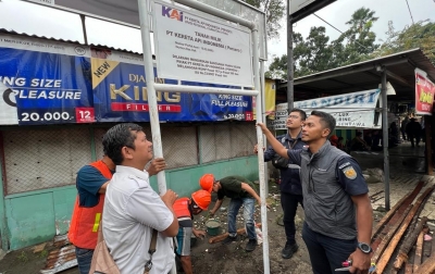 PT KAI Divre I Sumut Tertibkan Aset Rumah Perusahaan DW 109 Jalan Sutomo Medan