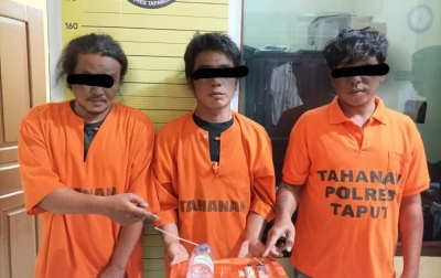 Pesta Narkoba, 3 Warga Tarutung Ditangkap Polisi