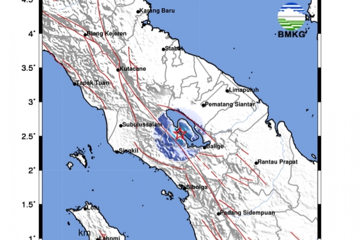 Gempa di Samosir, Belum Ada Laporan Kerusakan