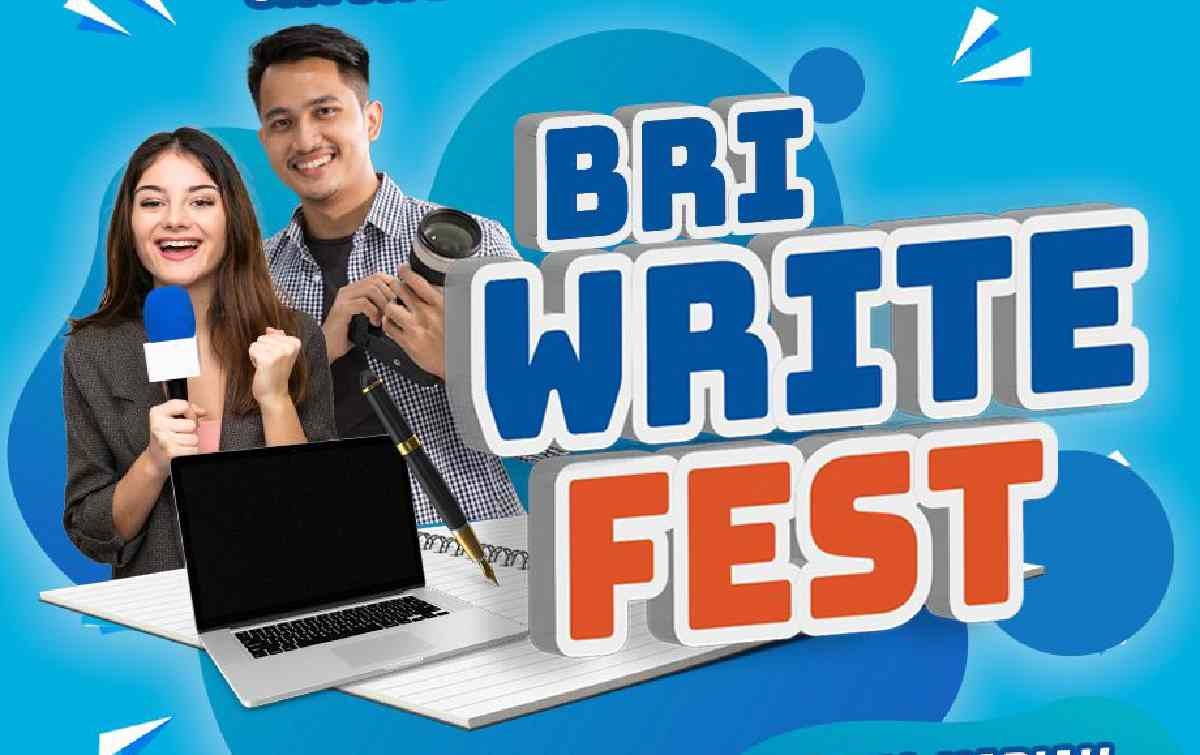 BRI Write Fest Digelar! Kompetisi Berhadiah Ratusan Juta hingga Berpeluang Dapat Beasiswa S2