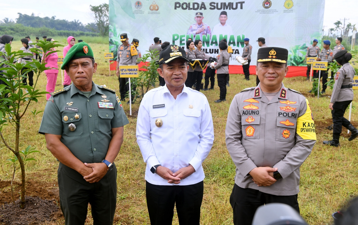 Dukung Penuh Penanaman 10 Juta Pohon, Hassanudin Harap Seluruh Pihak Ikut Andil