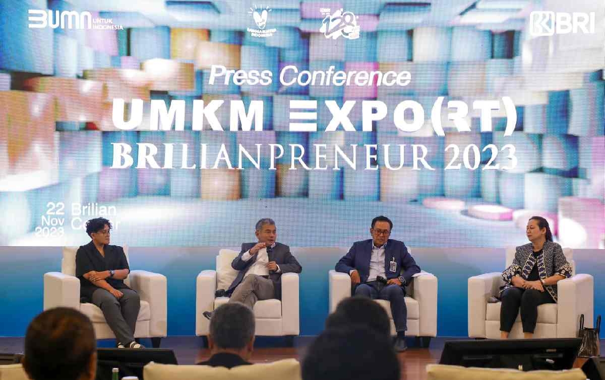 Dorong Pelaku Usaha Indonesia Go Global, BRI Kembali Suguhkan UMKM EXPO(RT) BRILIANPRENEUR 2023