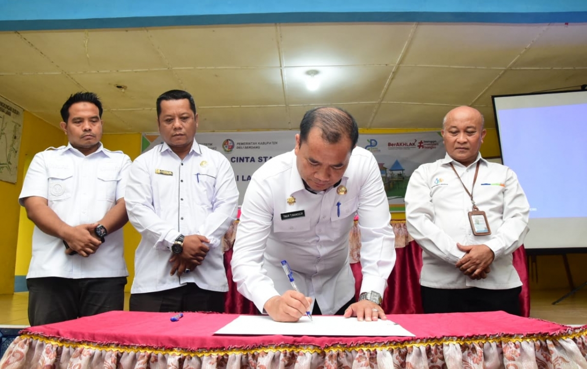 Denai Lama Dicanangkan Jadi Desa Cantik
