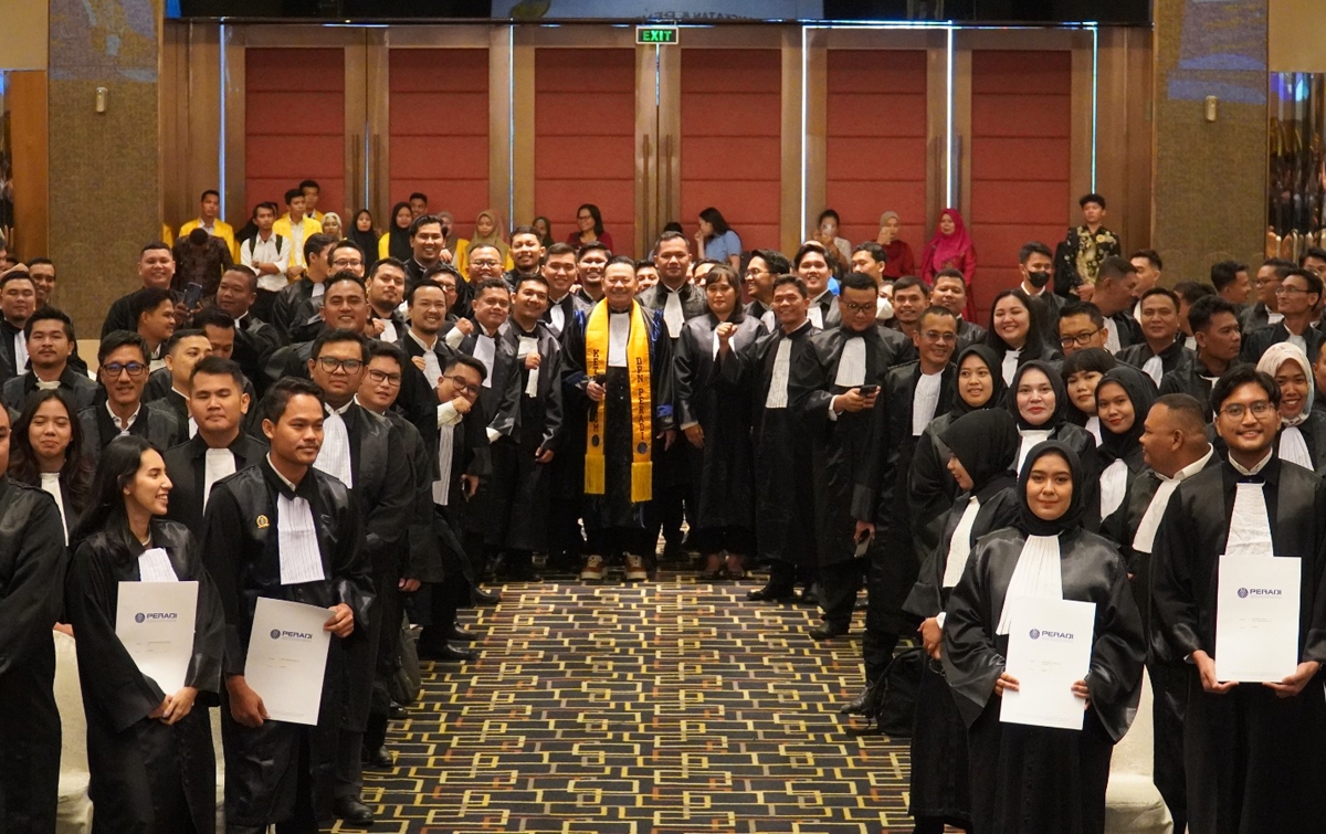 299 Advokat di Wilayah Pengadilan Tinggi Medan Dilantik, Ini Pesan Otto Hasibuan