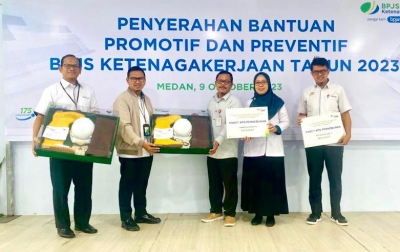 BPJS Ketenagakerjaan Medan Kota Gelar Kegiatan Promotif dan Preventif