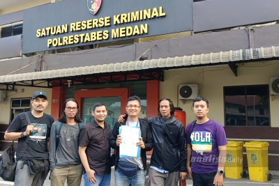 Dugaan Pencemaran Nama Baik, Sekjen SMeCK Hooligan Dilaporkan ke Polrestabes Medan