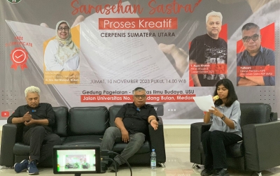 Yayasan KSPB dan Sastra Indonesia USU Gelar Sarasehan Sastra