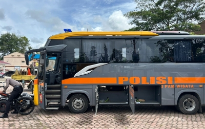 Bus Command and Monitoring Polda Sumut Lengkapi Canggihnya Pengamanan Aquabike Jetski Internasional 2023