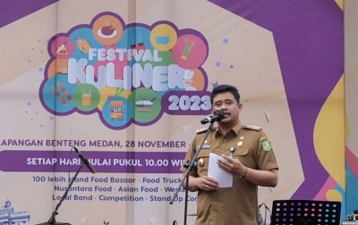 Bobby Nasution Harap Kuliner Kuatkan Perekonomian Medan