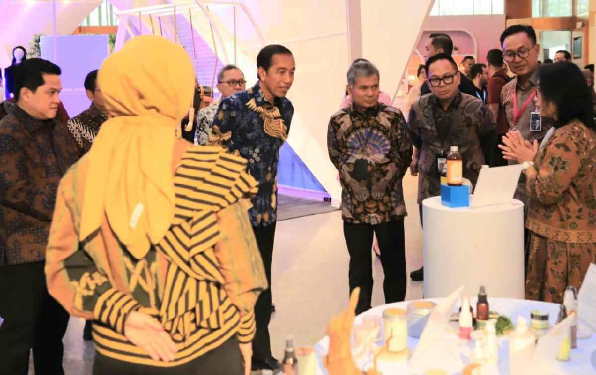 Buka UMKM EXPO(RT) BRILIANPRENEUR 2023, Presiden Joko Widodo Apresiasi Keberpihakan BRI Majukan UMKM